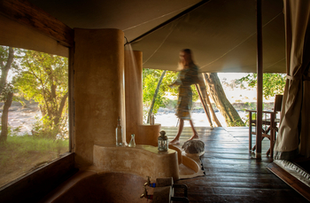 Ngare Serian Camp: Gästezelt mit Badewanne