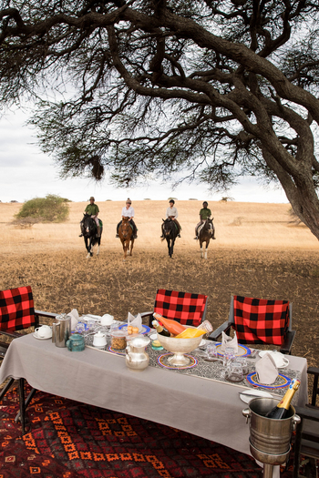 Ol Donyo Lodge: Ankunft zum Bush Breakfast