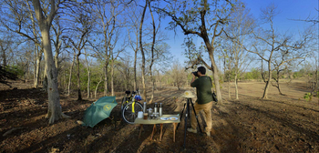 Pench Tree Lodge Pench Tree Lodge: Radtour durch die Pufferzone