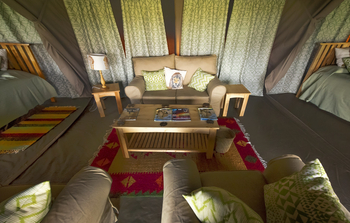 Porini Lion Camp: Private Lounge