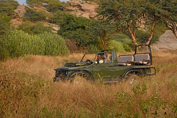 Jawai Leopard Safari Lodge: Geländefahrzeug