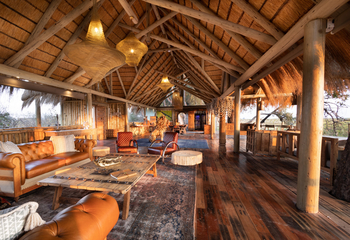 Sitatunga Private Island Camp: Sofaecke