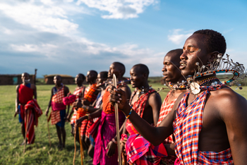 Tangulia Mara Camp: Maasai Männer