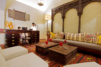 Chobe Game Lodge: Rezeption