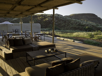 Damaraland Camp: Sonnendeck