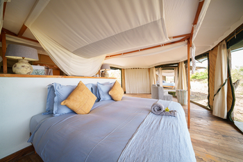 Kuthengo Camp: Gästezelt