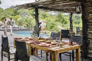 Legendary Mwiba Lodge: Lunch am Pool