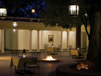 Sawai Madhopur Lodge: Neem-Terrasse