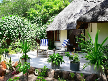 Waterberry Zambezi Lodge: Private Terrasse