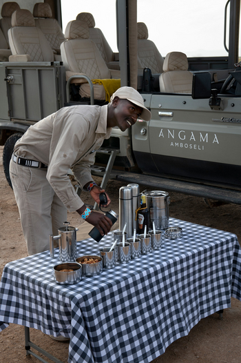 Angama Amboseli: Picknick mit Kaffee und Snacks