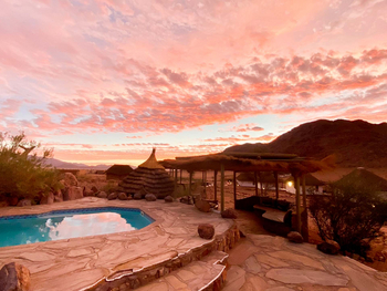 Desert Homestead Lodge Desert Homestead Lodge: Sonnenuntergang