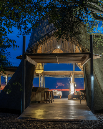 King Lewanika Lodge: Eingangsbereich