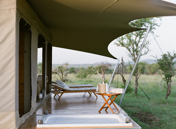 Roving Bushtops Camp: Standardzelt - Hot Tub