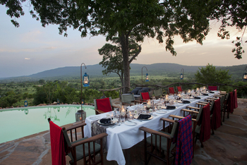 Beho Beho Camp: Dinner