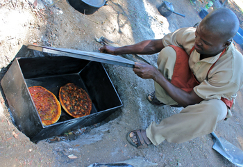 Chilo Mahove Tented Camp: Quiche aus dem Erdofen