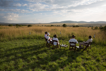 Elewana Sand River Masai Mara Camp Elewana Sand River Masai Mara Camp: Sundowner