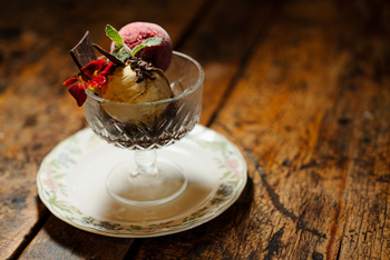 Gibb's Farm: Eisbecher