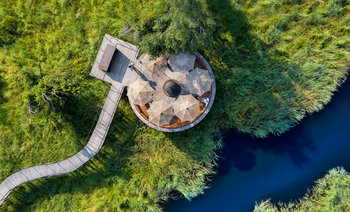 Xigera Safari Lodge Xigera Safari Lodge: Luftaufnahme Boma