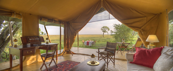 Elewana Elephant Pepper Camp Elewana Elephant Pepper Camp: Family Tent Schreibtisch