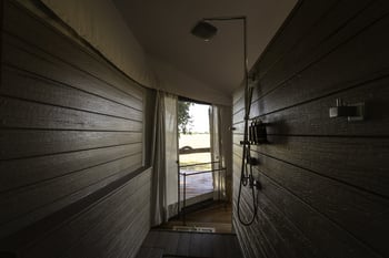 Kwetsani Camp: Dusche