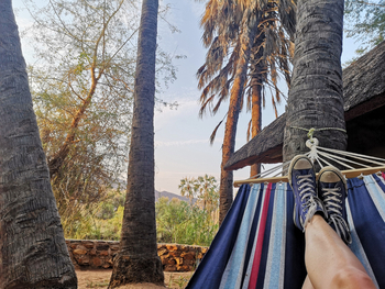 Omarunga Epupa Falls Camp: Hängematte mit Ausblick