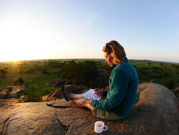 Wayo Little Green Camp: Sonnenuntergang