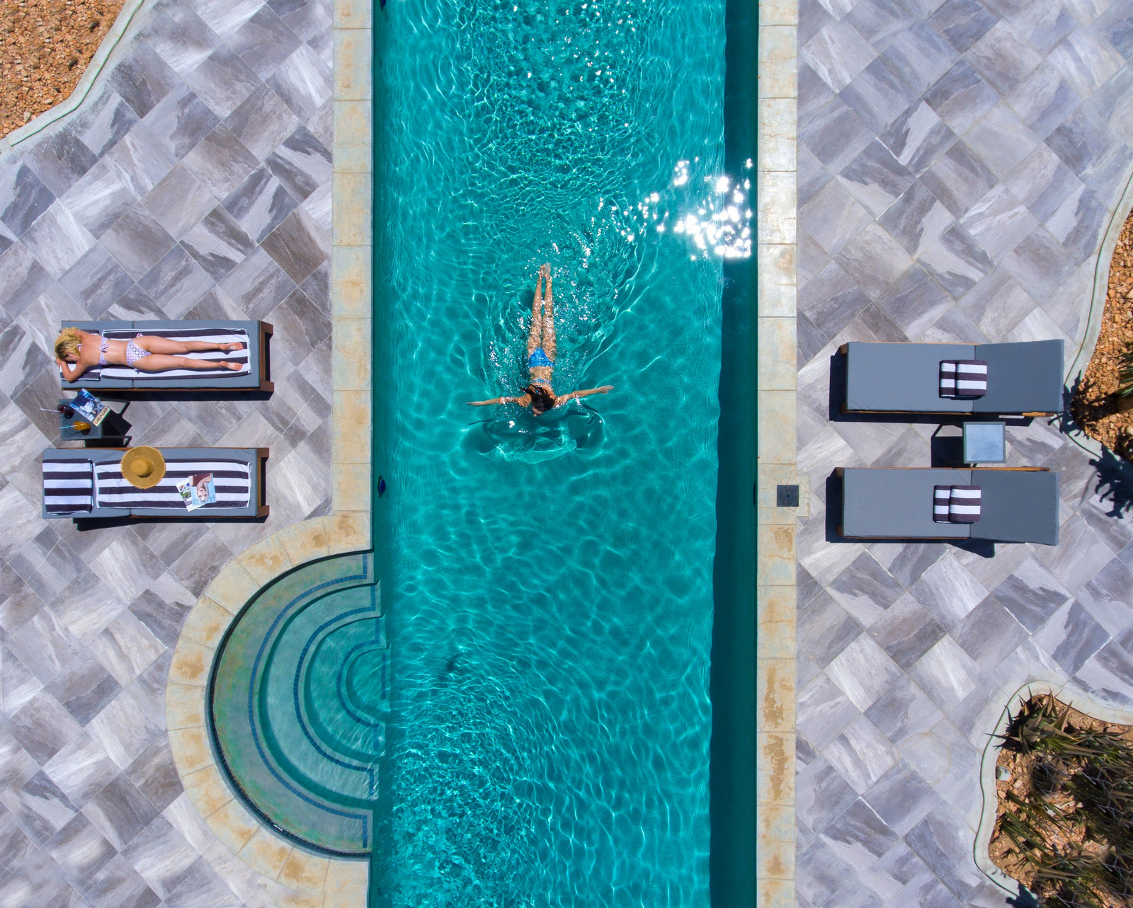 Epako Safari Lodge Epako Safari Lodge: Pool von oben