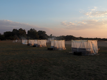 Luambe Camp: Sleep-out-Zelte