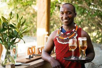 Naboisho Camp: Kellner