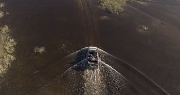 Shinde Footsteps Shinde Footsteps: Game Drive durch Flutgebiet