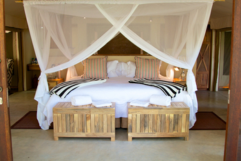 Tuli Safari Lodge Mashatu: Doppelbett