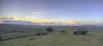Borana Lodge Borana Lodge: Sundowner nach dem Pferde reiten