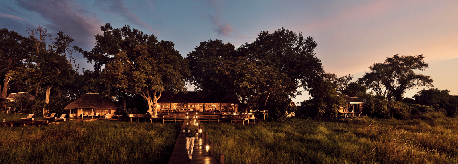 Mapula Lodge Mapula Lodge: Abend über der Lodge