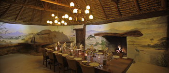 Borana Lodge Borana Lodge: Gedeckter Esstisch