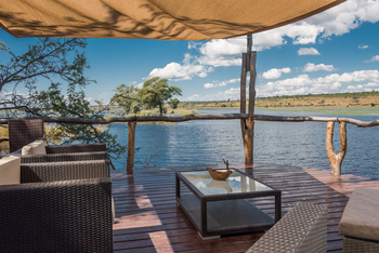 Chobe River Camp: River Viewing Deck