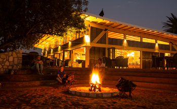 Kalahari Anib Lodge: Lagerfeuer
