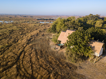 Selinda Camp Selinda Camp: Luftbild