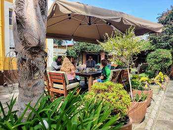 Villa Margherita: Sitzbereich im Freien