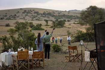 Borana Lodge Borana Lodge: Ankunft der Radfahrer