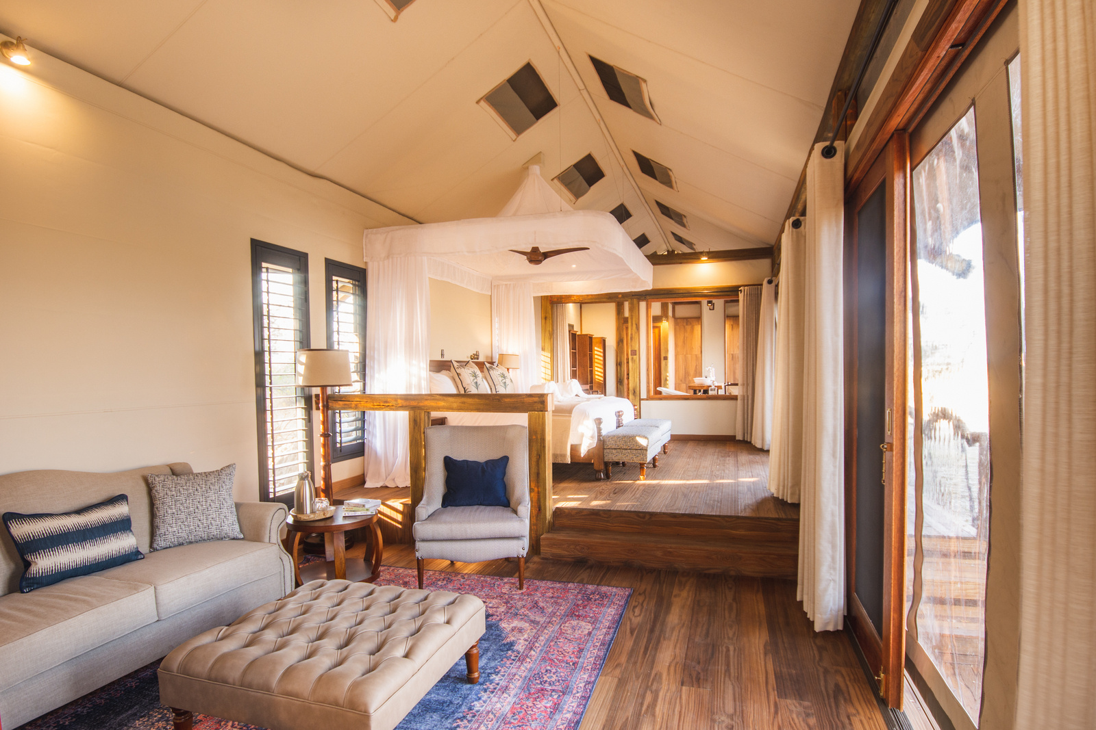 Kwara Camp Kwara Camp: Gästezimmer Innenansicht