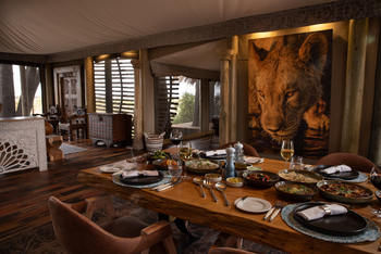 Sitatunga Private Island Suite: Küche