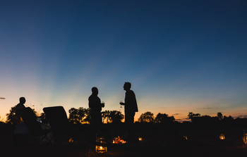 Leroo La Tau Lodge: Sundowners