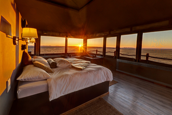 Moon Mountain Lodge: Sonnenuntergang