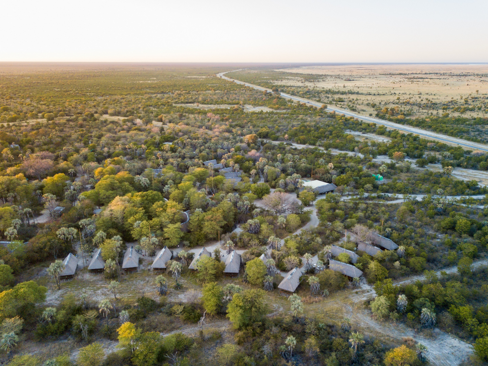 Nata Lodge Nata Lodge: Luftbild