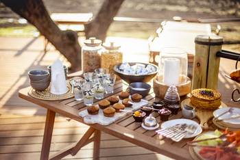 Puku Ridge Camp: Essen und Trinken