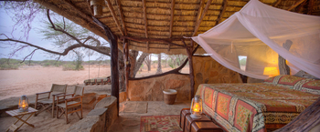 Saruni Rhino Camp: Offenes Schlafzimmer Banda 2