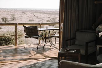 Teufelskrallen Lodge: Veranda