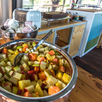 Zambezi Mubala Lodge: Obstsalat