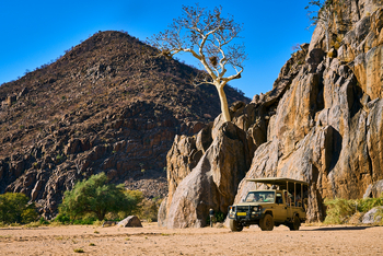 Huab Lodge: Flusstal