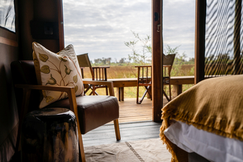 Little Sable Camp: Sessel im Gästezelt